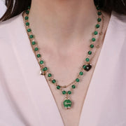 Collana in Metallo Con campanella portafotuna Capri