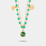 Collana in Metallo Con campanella portafotuna Capri