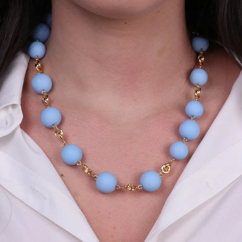 Collana in Metallo con palline