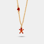 Collana in Metallo pan di zenzero