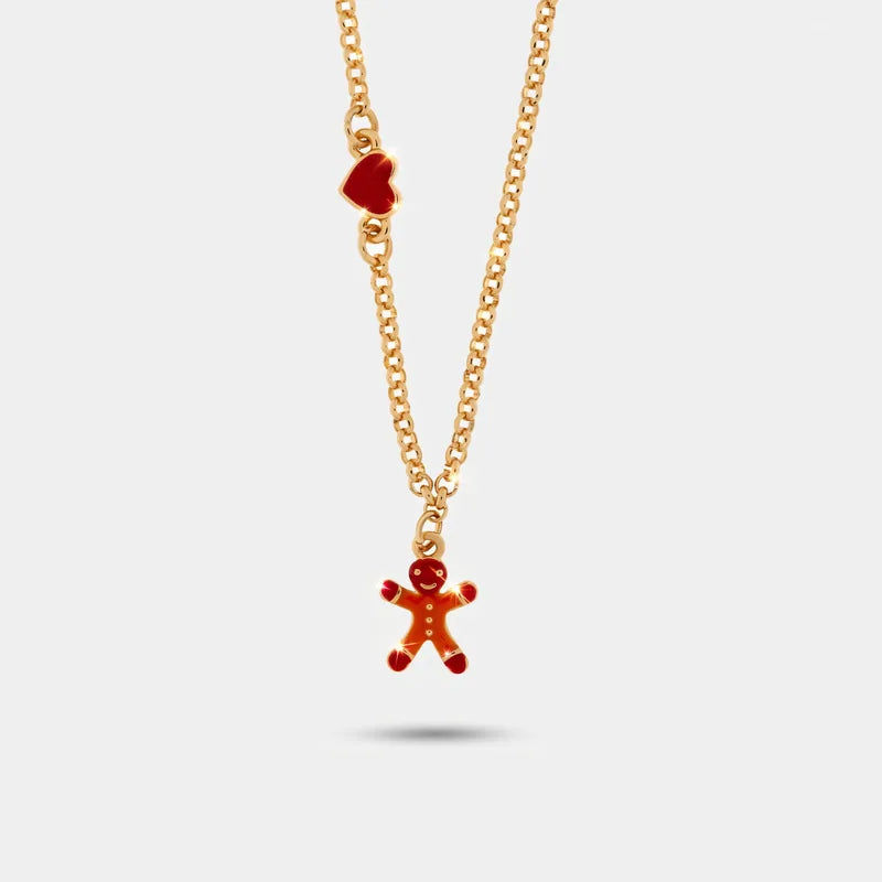 Collana in Metallo pan di zenzero