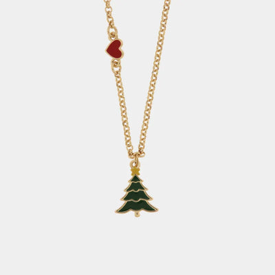 Collana in Metallo albero di Natale