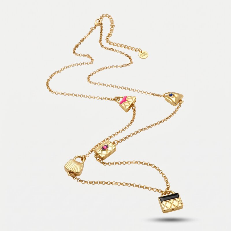 Collana in Metallo con borse - BYSIMON gioielli