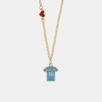 Collana con maglia del Napoli | gioiello portafortuna da regalare | BYSIMON