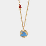 Collana con medaglia Vesuvio | gioielli portafortuna | BYSIMON