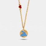 Collana con medaglia Vesuvio | gioielli portafortuna | BYSIMON