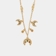 Collana in Metallo con lune