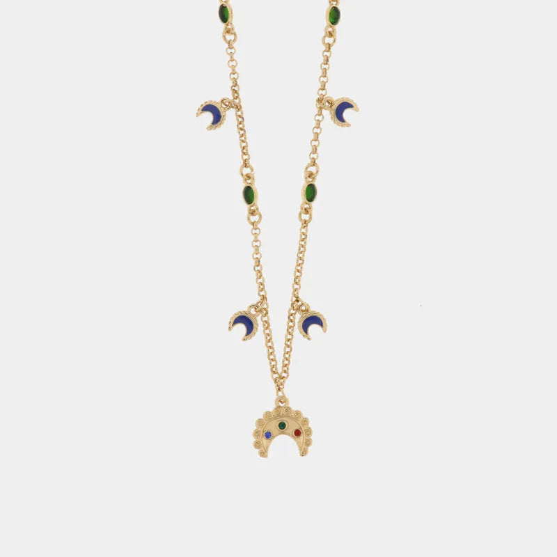 Collana in Metallo con lune