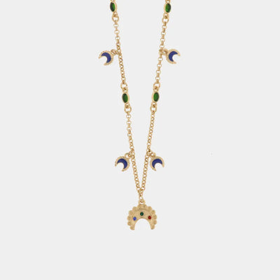 Collana in Metallo con lune