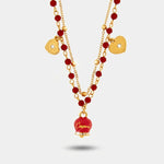 Collana multifilo con campanella | ciondolo per laurea | BYSIMON
