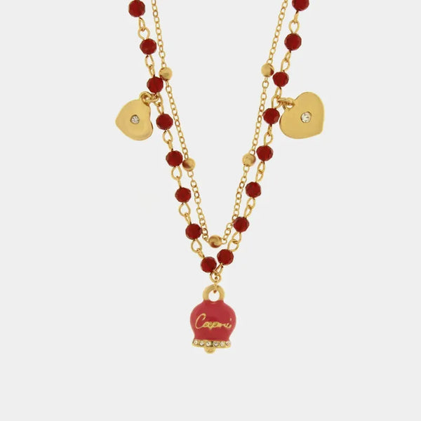Collana multifilo con campanella | ciondolo per laurea | BYSIMON