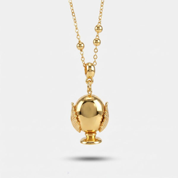 Collana in Metallo con pumo placcato oro - BYSIMON gioielli
