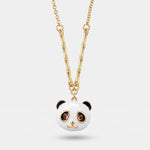 Collana in Metallo con ciondolo a forma di panda - BYSIMON gioielli