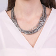 Collana in Metallo multifilo