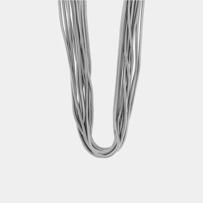 Multi-strand Metal Necklace