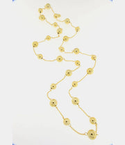 Collana in Metallo con pietre lucide