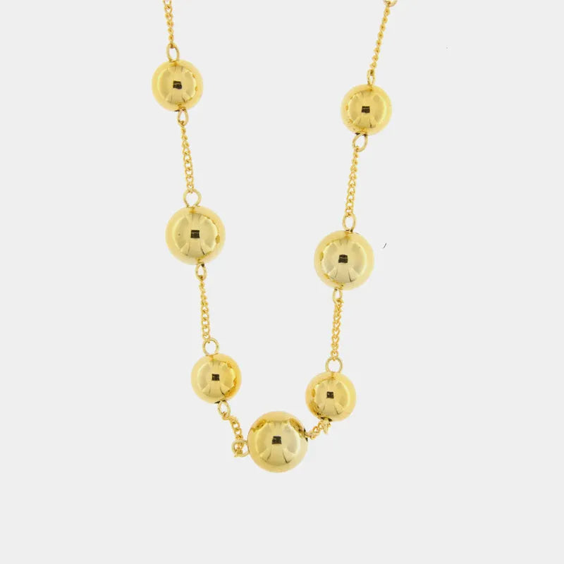 Collana in Metallo con pietre lucide - BYSIMON gioielli
