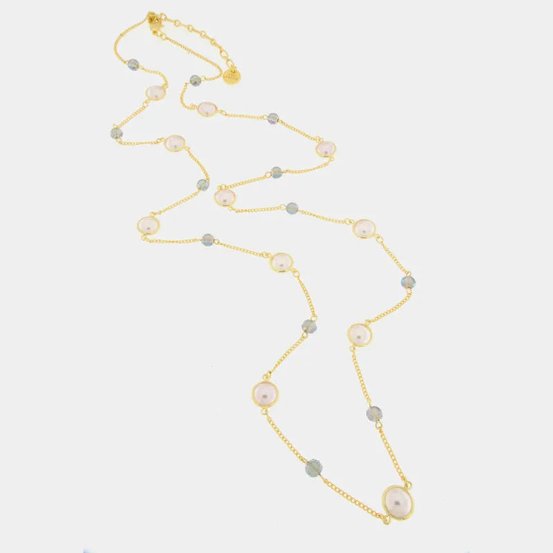 Collana in Metallo con perline