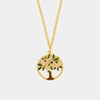 Collana in Metallo con albero di fiori