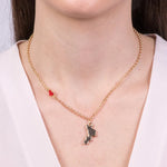 Collana in Metallo con simbolo calabria - BYSIMON gioielli