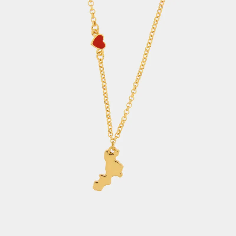 Collana in Metallo con simbolo calabria - BYSIMON gioielli