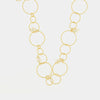 Collana in Metallo a cerchio con perline