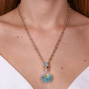 Collana in Metallo con bottiglina e pesciolino