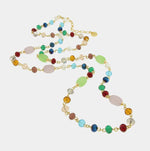 Collana in Metallo con cristalli multicolor - BYSIMON gioielli