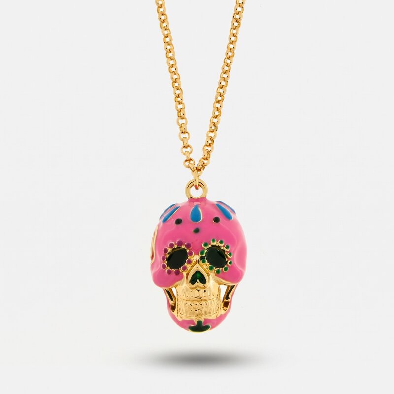 Collana in Metallo con capuzzella rosa AMONAPOLI - gioiello BySimon
