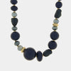 Collana in Metallo con pietre blu