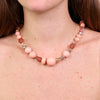 Collana in Metallo con pietre arancioni - BYSIMON gioielli