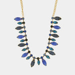 Collana in Metallo con cristalli nelle sfumature del blu - BYSIMON gioielli