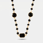 Collana in Metallo con perle e pietre nere AMOVENEZIA - gioiello BySimon