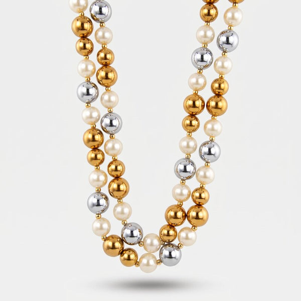 Collana in Metallo con pietre - BYSIMON gioielli