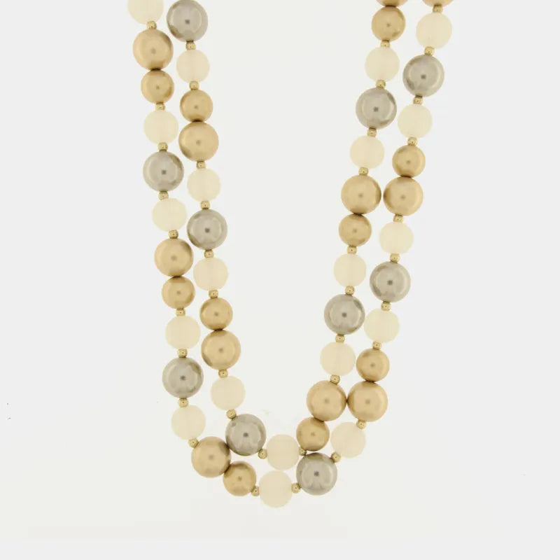 Collana in Metallo con pietre - BYSIMON gioielli