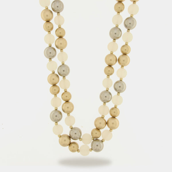 Collana in Metallo con pietre - BYSIMON gioielli
