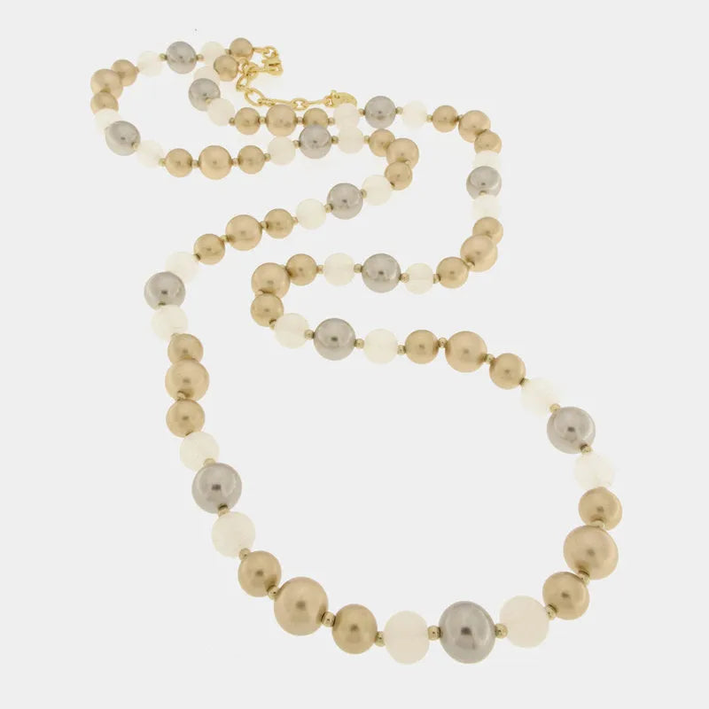 Collana in Metallo con pietre - BYSIMON gioielli