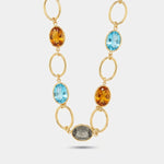 Collana in Metallo con cristalli colorati AMOVENEZIA - gioiello BySimon