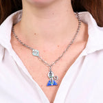 Collana in Metallo con San Gennaro AMONAPOLI - gioiello BySimon