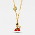 Collana in Metallo Con San Gennaro e cuore AMONAPOLI - gioiello BySimon