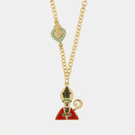 Collana in Metallo Con San Gennaro e cuore AMONAPOLI - gioiello BySimon
