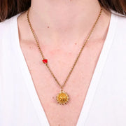 Collana in Metallo con riccio di mare