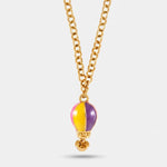 Collana in Metallo con mongolfiera placcata oro - BYSIMON gioielli