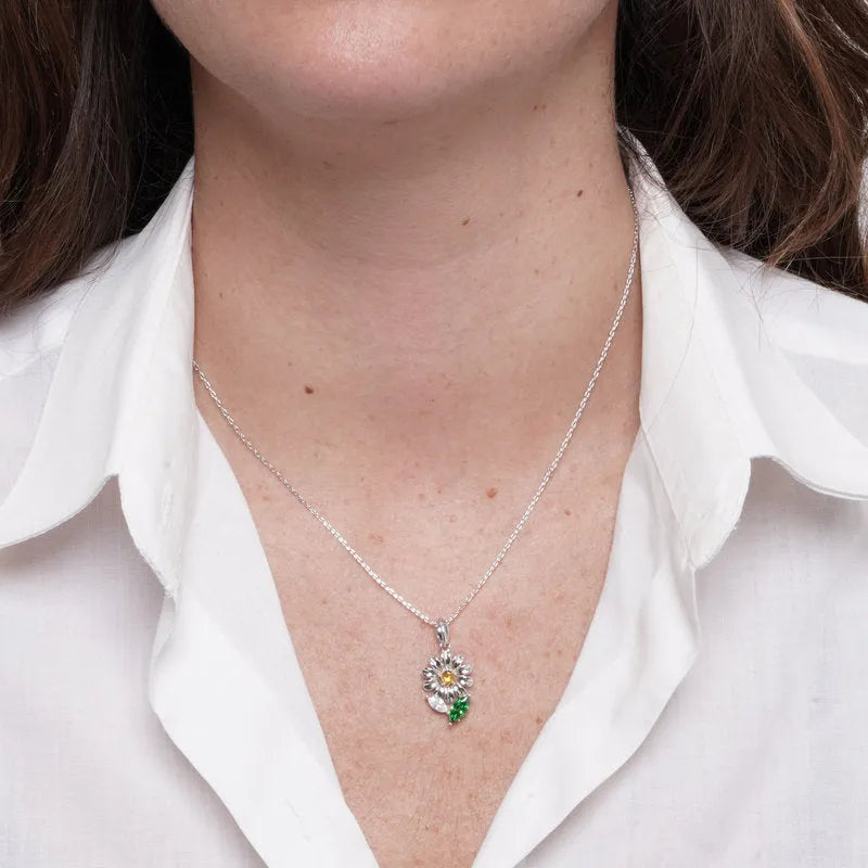 Collana in Metallo margherita
