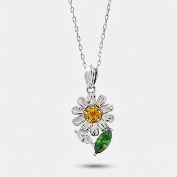 Collana in Metallo margherita - BYSIMON gioielli