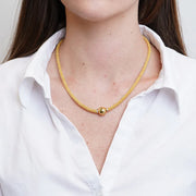 Collana in Metallo girocollo con sfera