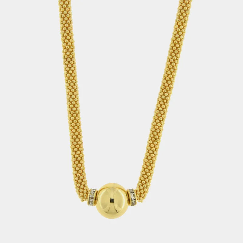 Collana in Metallo girocollo con sfera