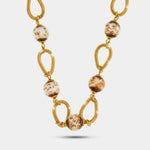 Collana in Metallo con cristalli ispirati all'art glass - BYSIMON gioielli