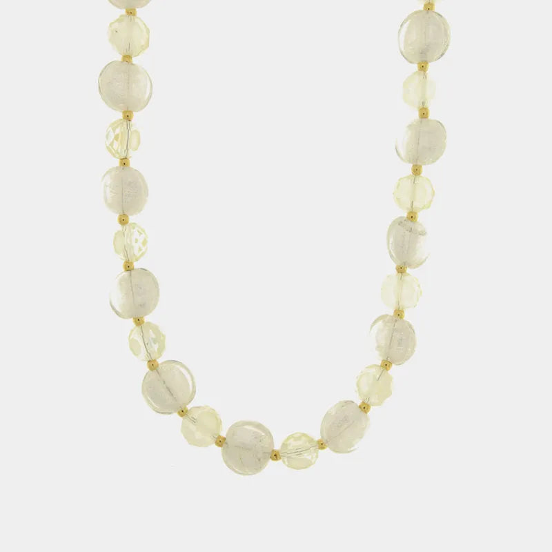 Collana in Metallo con cristalli