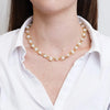 Collana in Metallo a catena con perle
